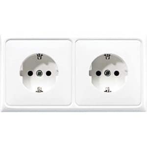 JungCD500Wandcontactdoos (schakelmateriaal)CD522BFWW