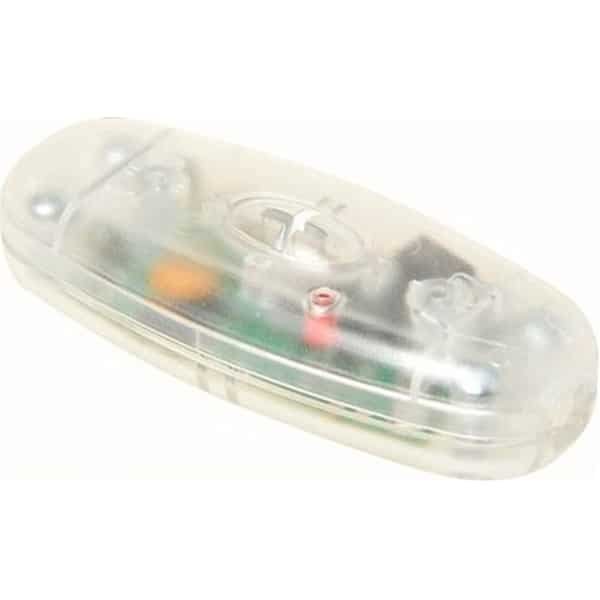 LED Snoerdimmer - 10-150W - 230V - Transparant LED Snoerdimmer - 10-150W - 230V - Transparant