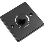LED-dimmer - 12V-24V - Draaidimmer voor het dimmen van verlichting in campers, boten en op de camping - Zwart