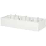 Opbouwbehuizing - Elektrische Doos - Schakelmateriaal Monteren - 3-voudige Behuizing - 15 cm Lengte - Studiowit