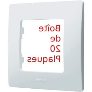 Schakelmateriaal Platen - Wand Contactdozen - Elektrische Installatie - Eenvoudige Installatie - 20 Stuks - Wit