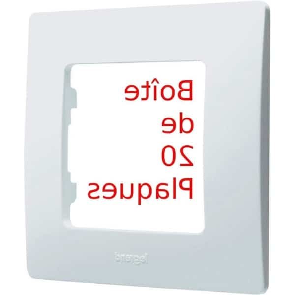 Schakelmateriaal Platen - Wand Contactdozen - Elektrische Installatie - Eenvoudige Installatie - 20 Stuks - Wit Schakelmateriaal Platen - Wand Contactdozen - Elektrische Installatie - Eenvoudige Installatie - 20 Stuks - Wit