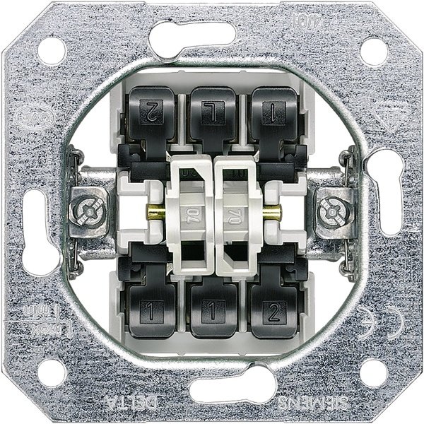 Siemens 5TA21180KK Jaloezie-schakelaar Delta Schakelmateriaal 10 stuk(s)