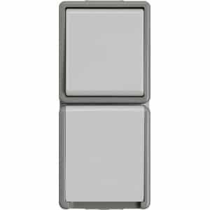 Siemens 5TA4816 Wandcontactdoos met randaarde Delta Grijs Schakelmateriaal 1 stuk(s)