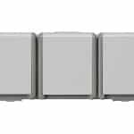Siemens 5UB4731 Wandcontactdoos met randaarde Delta Grijs Schakelmateriaal 1 stuk(s)