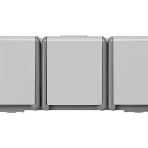 Siemens 5UB4731 Wandcontactdoos met randaarde Delta Grijs Schakelmateriaal 1 stuk(s)