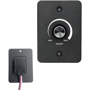 SnelShoppen - 12 V PWM LED Dimmer Dimbaar DC 5 A voor Trailer, RV, Boot, Truck, Caravan - Flickervrij, Volledige Helderheidscontrole, Ideaal voor Kamp