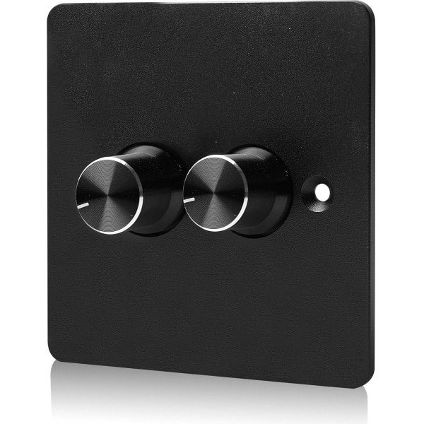 SnelShoppen - 12V-24V LED Dimmer Schakelaar, Dual Dimming Switch voor Motorhome/Boot/Van/Truck, 2 Gang 120W 5A PWM Dimmer voor Camping en Binnenverlic SnelShoppen - 12V-24V LED Dimmer Schakelaar, Dual Dimming Switch voor Motorhome/Boot/Van/Truck, 2 Gang 120W 5A PWM Dimmer voor Camping en Binnenverlic