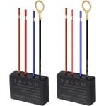 SnelShoppen - 2x Touch Switch Dimmer - 4-Way Touch Sensor voor LED Tafellampen - Eenvoudige Installatie - Dimbare Touch Lampen voor Thuis en Kantoor