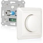 SnelShoppen - 5W-200W LED Dimmer Switch AC 220V-240V Dimbare LED Verlichting Cream Kleur Stille Wand Dimmer voor Woonkamer, Slaapkamer, Studie