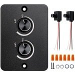 SnelShoppen - DC 12 V Dimmer Switch, PWM LED Dimmer met Rotary Knop, Stepless Dimmer voor LED Lampen, Motorhome, Caravan, Boot, Truck, Camper, 5 A, 3