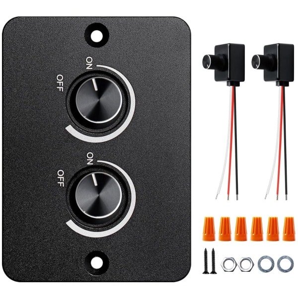SnelShoppen - DC 12 V Dimmer Switch, PWM LED Dimmer met Rotary Knop, Stepless Dimmer voor LED Lampen, Motorhome, Caravan, Boot, Truck, Camper, 5 A, 3 SnelShoppen - DC 12 V Dimmer Switch, PWM LED Dimmer met Rotary Knop, Stepless Dimmer voor LED Lampen, Motorhome, Caravan, Boot, Truck, Camper, 5 A, 3