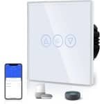 SnelShoppen - Dimmer Smart Wifi Lichtschakelaar 300W Touch Control LED Dimbaar voor Alexa/Tuya/Google Home - Wit