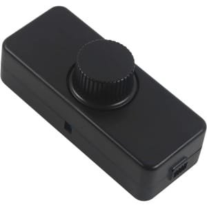 SnelShoppen - LED Dimmer 3-100W 220-240V - Dimbare Lampen, Halogeen, Zwart - Voor Thuis, Tuin en Feestverlichting