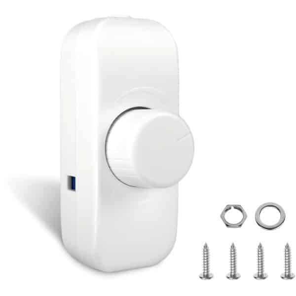 SnelShoppen - LED Dimmer 3-100W Dimbare LED Dimmer 220V-240V voor Lampen, Tafellampen, Vloerlampen, Hanglampen, Wit