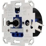 SnelShoppen - LED Dimmer 5-300W, Helderheidsregelaar voor Dimbare LED, Halogeen en Spaarlampen, 230VAC, Flush-Mounted, Zilver