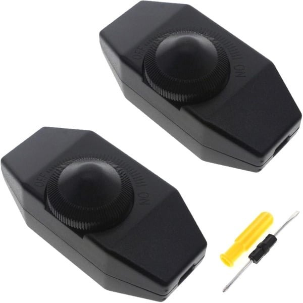 SnelShoppen - LED Dimmer Switch 3A Dimmable Schakelaar voor LED Lampen, Stepless Dimming, 220V 15-60W, Stille Dimmer voor Badkamer, Keuken, Woonkamer