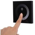 Store_9 - LED-dimmer - Aanraakpaneel Dimmer - Perfecte helderheid - Zwart - LED-striplicht Dimmer - Voor sfeervolle verlichting - Ideaal voor thuis