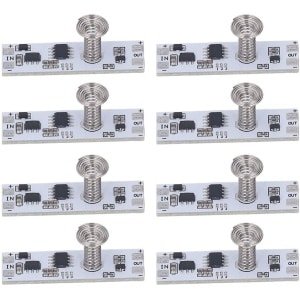 aladdien - Dimming Module - LED Dimmer Switch - Eenvoudige Bediening - 8Pcs - Capacitive Touch - Stepless Dimming - Geschikt voor Verlichting - Kleu..