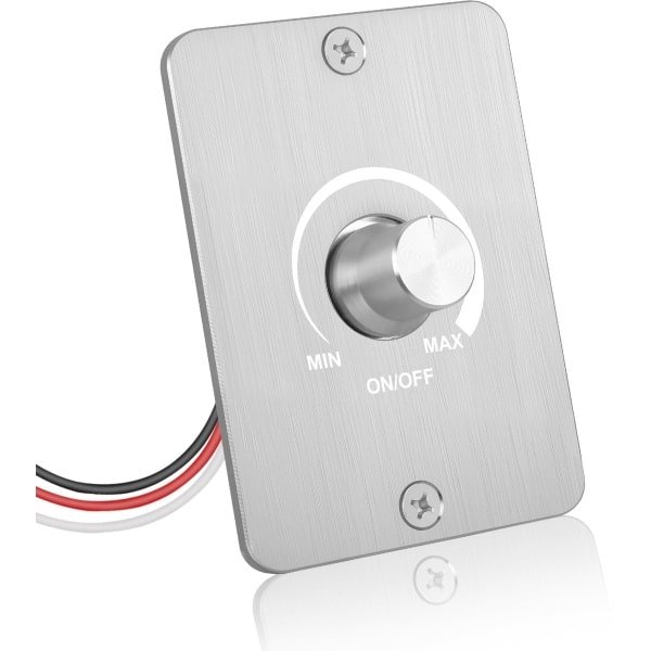 carmdering - LED-dimmer 12V - Dimmer Schakelaar - LED Dimmer - 5A, 60W, continu dimbaar 0-100% - Geen flikkering - Voor camper, boot en caravan - Wit, eenvoudige installatie carmdering - LED-dimmer 12V - Dimmer Schakelaar - LED Dimmer - 5A, 60W, continu dimbaar 0-100% - Geen flikkering - Voor camper, boot en caravan - Wit, eenvoudige installatie