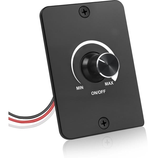 carmdering - LED-dimmer 12V - Dimmer Schakelaar - LED Dimmer - 5A, 60W, continu dimbaar 0-100% - Geen flikkering - Voor camper, boot en caravan - Zwart, eenvoudige installatie carmdering - LED-dimmer 12V - Dimmer Schakelaar - LED Dimmer - 5A, 60W, continu dimbaar 0-100% - Geen flikkering - Voor camper, boot en caravan - Zwart, eenvoudige installatie