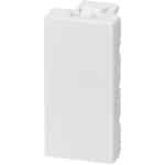 Afdekplaat 1 module - Blind afdekplaat - Afwerking schakelmateriaal - Eenvoudig in gebruik - 1 module - Wit