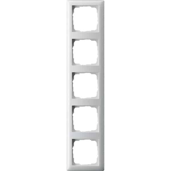 Afdekraam 5-voudig - Schakelmateriaal frame - Wandafwerking - Onbreekbaar materiaal - 38 x 95 cm - Zuiver wit Afdekraam 5-voudig - Schakelmateriaal frame - Wandafwerking - Onbreekbaar materiaal - 38 x 95 cm - Zuiver wit