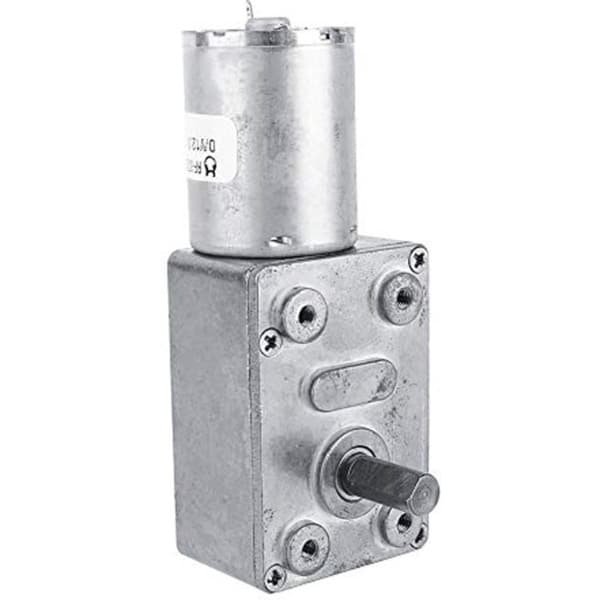 DC 12V Hoogkoppel Omkeerbare Turbine Gear Motor - Metalen Constructie - 5/6/20/40/62 (U/MIN) (6RPM)