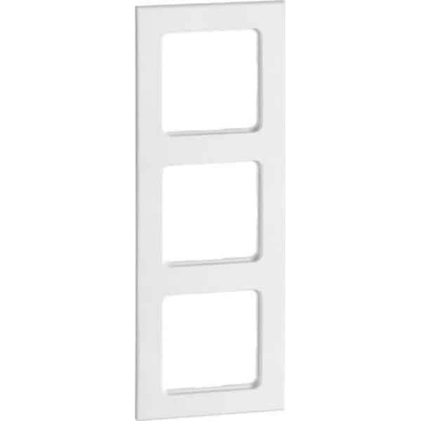 Drievoudig Wandcontactdoos Combiframe Wit - Inbouwdeel voor Schakelmateriaal Drievoudig Wandcontactdoos Combiframe Wit - Inbouwdeel voor Schakelmateriaal