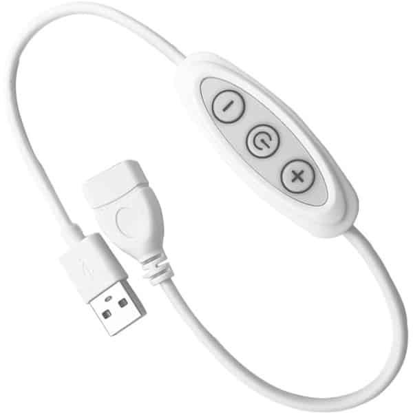 LED Strip Dimmer - Helderheidsregelaar Lamp - Sfeer Verlichting Creëren - 8 Helderheidsniveaus - 11x9x2cm - Zwart