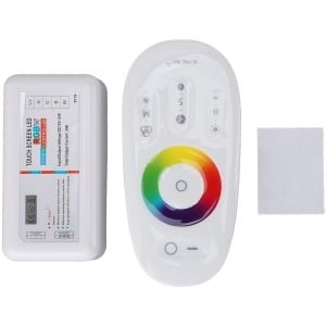 ONF3 - Draadloze RF LED Dimmer - RGB Touch Controller - Voor LED Strips - 12V/24V - Verstelbare helderheid - Geschikt voor sfeerverlichting - Kl...