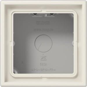Opbouwdoos met Frame voor Schakelmateriaal 1-voudig Wit