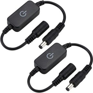 SPHProducts - LED Strip Dimmer - Aan/Uit Touch Schakelaar - 12-24V - 4A - Dimbaar Licht - Eenvoudige installatie - Geschikt voor LED verlichting - Com