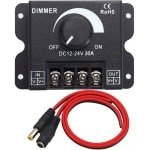 Store_8 - PWM LED Dimmer Controller - Verstelbare Verlichting - Voor LED Strips - 12V/24V 30A - Dimmer voor LED - Energiebesparende Oplossing - Ges...