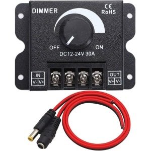 Store_8 - PWM LED Dimmer Controller - Verstelbare Verlichting - Voor LED Strips - 12V/24V 30A - Dimmer voor LED - Energiebesparende Oplossing - Ges...