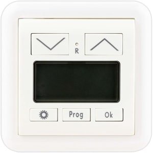 Witte Afdekking voor Timer - Vario Schakelmateriaal - Modulair en Stijlvol